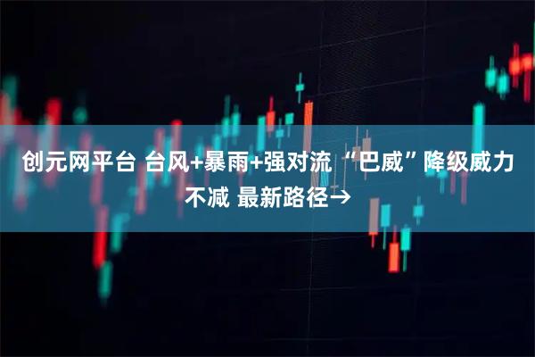 创元网平台 台风+暴雨+强对流 “巴威”降级威力不减 最新路径→